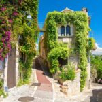beautiful architecture in Saint Paul de Vence in Provence, south France